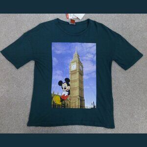 NWT Zara X Disney Mickey Mouse Boarding Pass T-Shirt